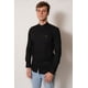 thumbnail image 3 of Camisa cuello mao negro manga larga fit White Clothing, 3 of 4