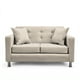 thumbnail image 2 of Sofá 2 Cuerpos New Mallorca Tela Lino Beige, 2 of 5