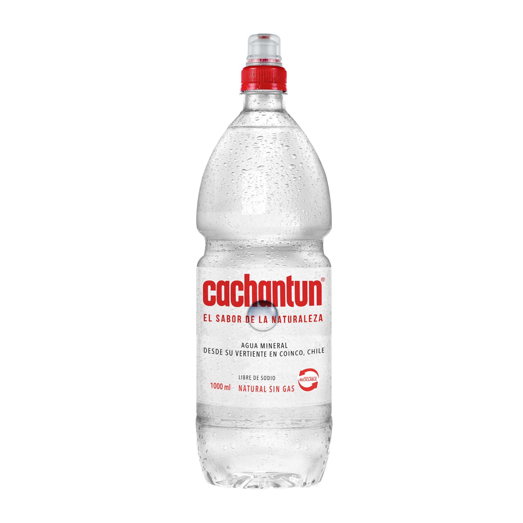 Agua Mineral Sin Gas Botella 1 L Cachantun