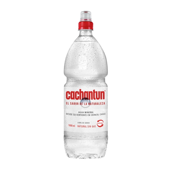 Agua Mineral Sin Gas Botella, 1 L