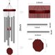 thumbnail image 2 of Campana de Viento Pgzsy G298 de 28 Pulgadas con 6 Tubos de Aluminio, 2 of 3
