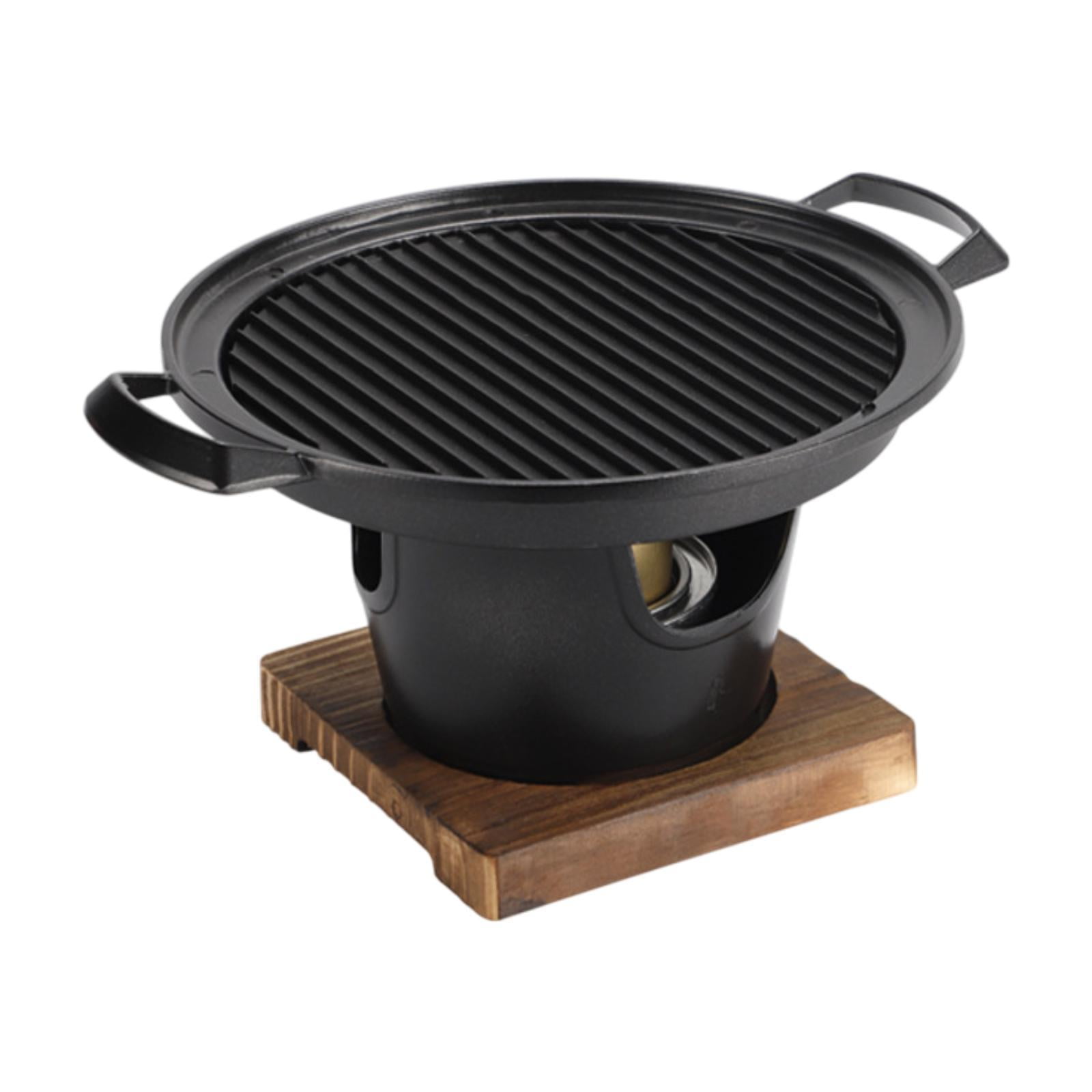Magideal - Mini Hibachi Grill, Parrilla De Carbón De Mesa Uso De Cocina Parrilla De Barbacoa Japonesa Parrilla De Barbacoa Para Picnic Jardín Al Aire Libre Playa Estilo C