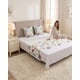 thumbnail image 2 of Piecera de Cama Texturizada con Bordado Botanico, 2 of 7