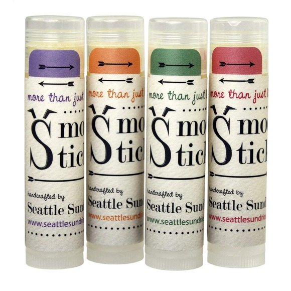 Bálsamo labial Seattle Sundries Pack de 4 sabores