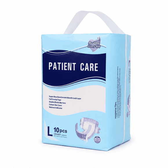 Pack 10 Pañales Desechable Adulto Patient Care Absorbente Talla L