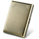 thumbnail image 1 of Estuche retro de metal para cigarrillos tamaño king para hombre y mujer, caja de tabaco de 100 mm, capacidad para 20 cigarrillos, resistente, con clip de resorte de doble cara, bolsillo abierto, bille, 1 of 7