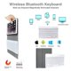 thumbnail image 3 of Funda con teclado AMZCase para iPad Pro de 9,7 pulgadas, color gris, 3 of 7