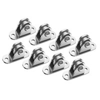 Ioensy - Bloque De Polea Polea Fija Para Tendedero Proyectos De Bricolaje Cable De Cuerda Guía De Cable Juego De 8