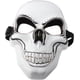 thumbnail image 1 of Máscara LED de Halloween iluminada con calavera aterradora, cubierta de rostro brillante para cosplay, suministros para fiesta de Halloween (blanca), 1 of 2
