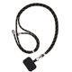 thumbnail image 3 of Cordón Para Teléfono Celular Ajustable Correa Para El Cuello Cuerda De Mano Negro Dorado Negro, 3 of 5
