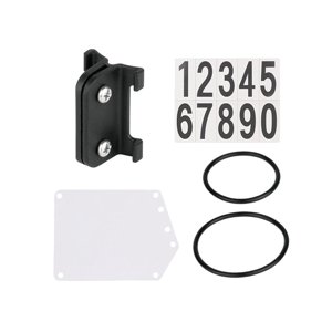 Ioensy - Soporte Para Matrícula De Bicicleta De Carretera, Soporte Para Tarjetas De Carreras De Ciclismo, Estante Trasero Fijo, Tubo Redondo