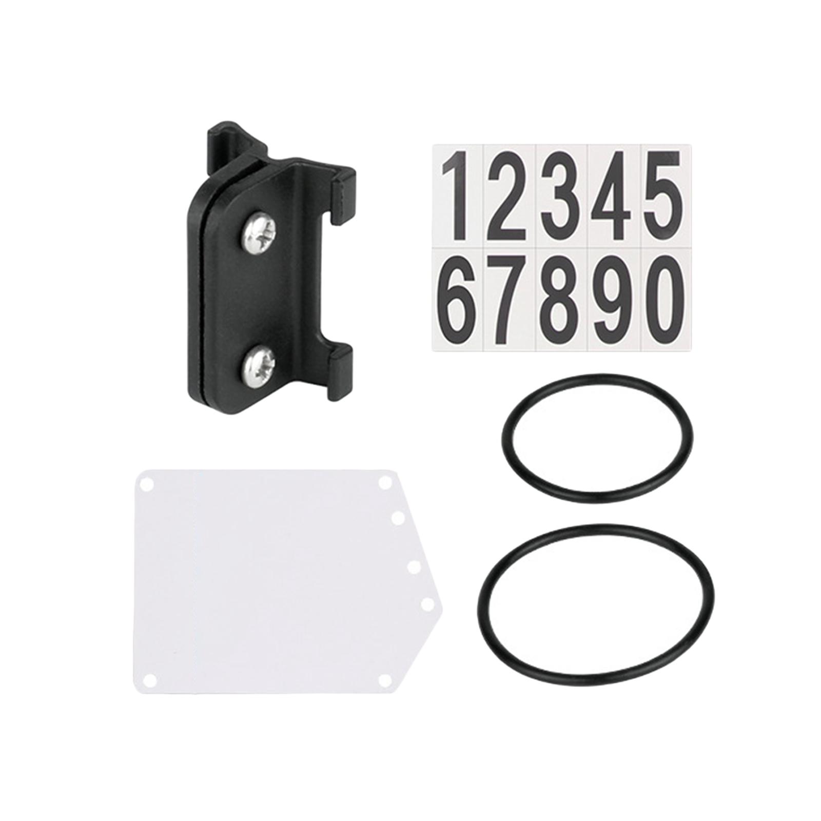 Ioensy - Soporte Para Matrícula De Bicicleta De Carretera, Soporte Para Tarjetas De Carreras De Ciclismo, Estante Trasero Fijo, Tubo Redondo