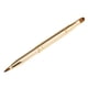 thumbnail image 2 of Nuevo labio retráctil cepillo de doble cabeza cosméticos sombra de maquillaje herramienta de oro, 2 of 3