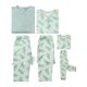 thumbnail image 3 of Conjuntos de Pijamas Familiares de Navidad INSPIRE CHIC Regreso a Clases Festivo Camiseta de Manga Larga y Pantalones con Cintura Elástica para Hacer Juego en Vacaciones Hombre XL Verde, 3 of 5