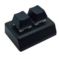 Magideal - Mecánico Portátil Para Juegos, Tecla De Soporte De Controlador Desmontable , Programación Retroiluminada Rgb De Retroiluminación Fr , Interruptor Rojo Negro