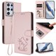 thumbnail image 2 of Carcasa Billetera de Cuero Sintético para Samsung Galaxy S21 Ultra, Rosa, 2 of 6