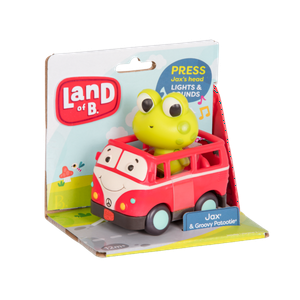 Rana Saltarina Y Bus Juguete Baño Battat