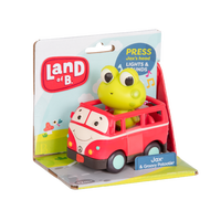 Rana Saltarina Y Bus Juguete Baño Battat