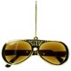thumbnail image 1 of Gafas de sol Ornament Kurt S. Adler Elvis Presley, 9 cm, doradas, 1 of 2