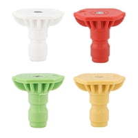 Ioensy - Juego De 4 Boquillas Para Lavadora A Presión De Fácil Instalación Para Limpiar Piezas De Coches De Lavado De 1,2 Mm