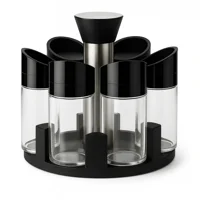 Javimate - Set De 6 Especiero| Giratorio 360°