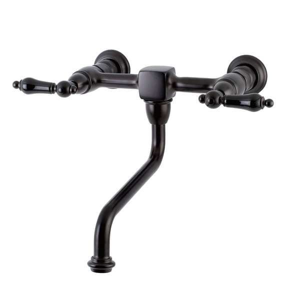 Grifo Kingston Brass Duchess de montaje en pared, bronce aceitado