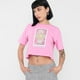 thumbnail image 3 of Polera Mujer Rosado Fun Manga Corta Crop Corona, 3 of 5