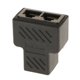 thumbnail image 1 of 1 A 2 Puertos Lan Ethernet Conector De Red Adaptador Divisor Enchufe, 1 of 1