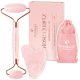 thumbnail image 1 of Set de rodillo facial y gua sha, cuarzo rosa, plantifique, 1 of 6
