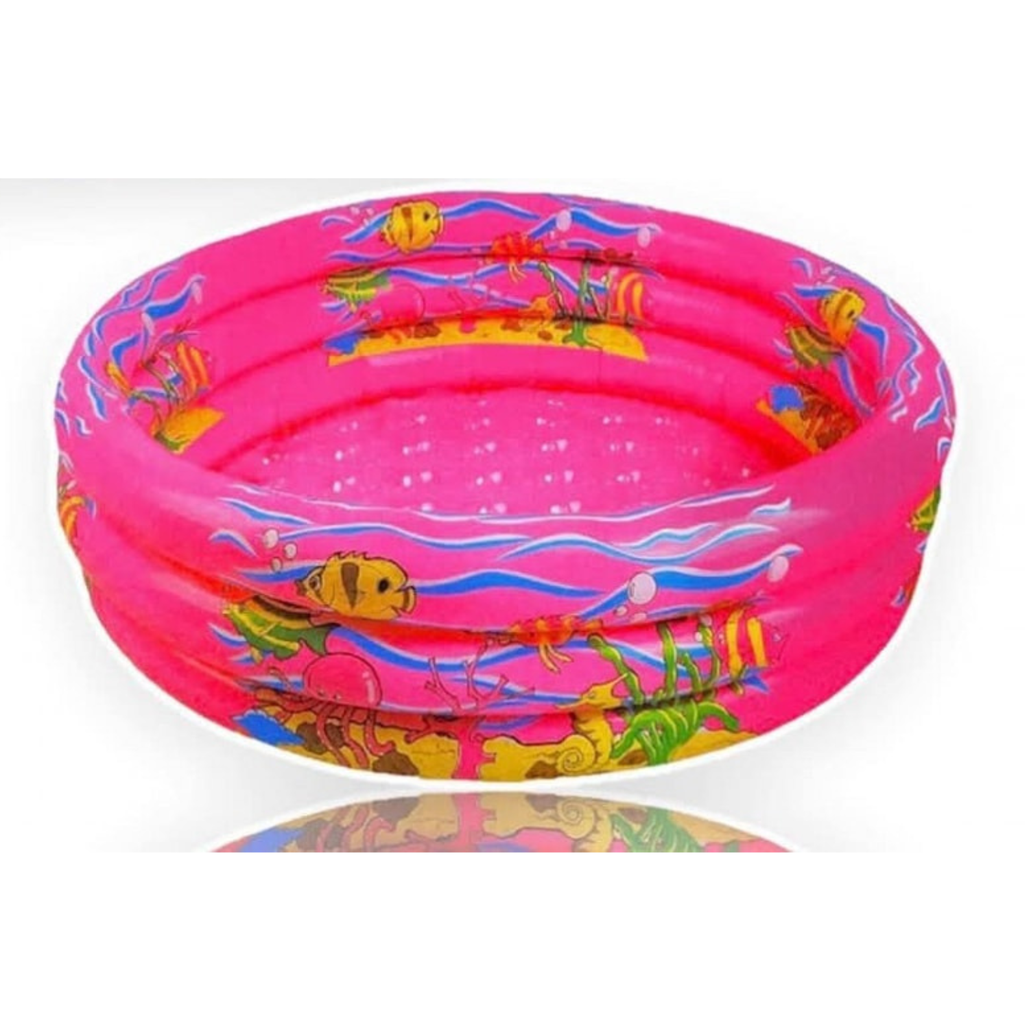 Genérico - Piscina Hinchable Infantil Para Niños 3 Anillos (140x40cm) Fucsia