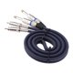 thumbnail image 3 of Cable De Audio Dual 1/4 "6.35mm A Dual RCA Phono Para Amplificador Mezclador 150cm, 3 of 5