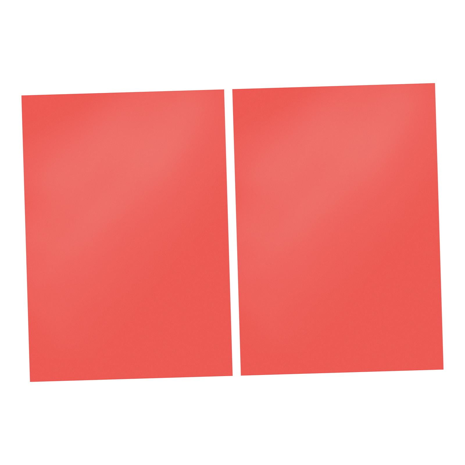 Bothyi - 2 Piezas De Lámina Translúcida De Pvc A4, Superposiciones De Colores Para Lámpara, Faros, Manualidades, Rojo