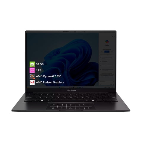 Notebook Asus Zenbook 14 Ryzen Ai 7 32Gb 1Tb Ssd 14' Oled