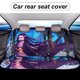 thumbnail image 5 of Chica Cazadora de Demonios Nezuko-theme Car Rear Seat Covers Back Elastic Flexible Car Seat Covers Decorative Fits Most Cars 120x59x76cm, 5 of 6