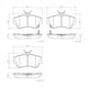 thumbnail image 2 of Pastillas Freno para auto Dodge Neon 2000-2005 Delantero, 2 of 3