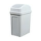 thumbnail image 2 of Cubo de basura mediano de 4,5 galones, de plástico, con tapa abatible, delgado, para debajo del fregadero, con tapa, para cocina, de plástico, 18 cuartos, 2 of 5
