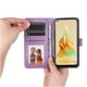 thumbnail image 2 of Funda tipo cartera FOXDOCK para OPPO Reno 8T 4G , diseño girasol en relieve, cuero PU, cierre magnético, soporte y tarjetero, 2 of 5