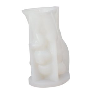 Bothyi - Molde De Vela Para Niña, Ojos Cerrados, Retrato De Niña, Decoración Del Hogar De Yeso, Molde De Vela 3D