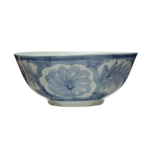Bowl de Loza Pintado a Mano Creative Co-Op 36x36x15 cm