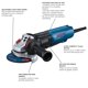 thumbnail image 2 of Amoladora angular Bosch GWS14-50PBD 125 mm 13A 11000 rpm, 2 of 8