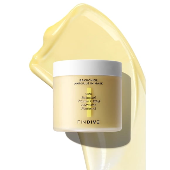 Mascarilla facial FINDIVE 200 ml Bakuchiol Vitamina C Etílica