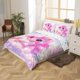 thumbnail image 2 of Christm-as Trees D-u-t Co-ve-r Queen Size Sa-nta Claus- and Snowman Comfort-er Cover with 2 Pillow-case for Te-ens Adults Kids S-tarry Sky Be-dding Set Snow Sc-ene Brea-thable 3 Pieces D-ecorative, 2 of 5