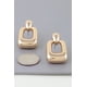 thumbnail image 3 of Pendientes Fashnzfab Shiny Modern Frame Colgantes, 3 of 4