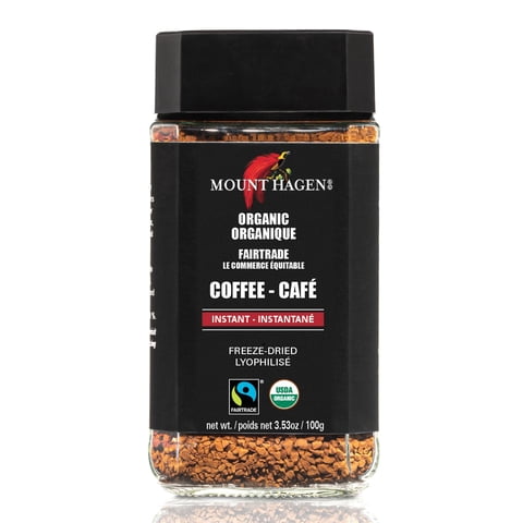 Café Mount Hagen Orgánico Liofilizado Instantáneo, 100 G