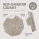 thumbnail image 4 of Exfoliante Antimicrobiano De Silicona Body Scrubber Sud, 4 of 7