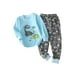 thumbnail image 1 of Pijama Niño Infantil Manga Larga Algodon Big Dino Celeste multicolor 36, 1 of 3