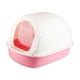 thumbnail image 2 of Caja De Arena Para Gatos Cerrada Con Solapa En La Puerta Delantera Bandeja De Arena Para Gatos Superior Desmontable Rosa, 2 of 5
