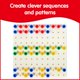 thumbnail image 2 of Juego de pinzas y tablas Edxeducation con 1000 clavijas y 5 tablas, 2 of 9