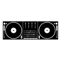Rienda Libre Graphics - Decomural Dj Decks Turntable Mixer Ws-44305