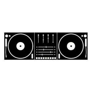 Rienda Libre Graphics - Decomural Dj Decks Turntable Mixer Ws-44305